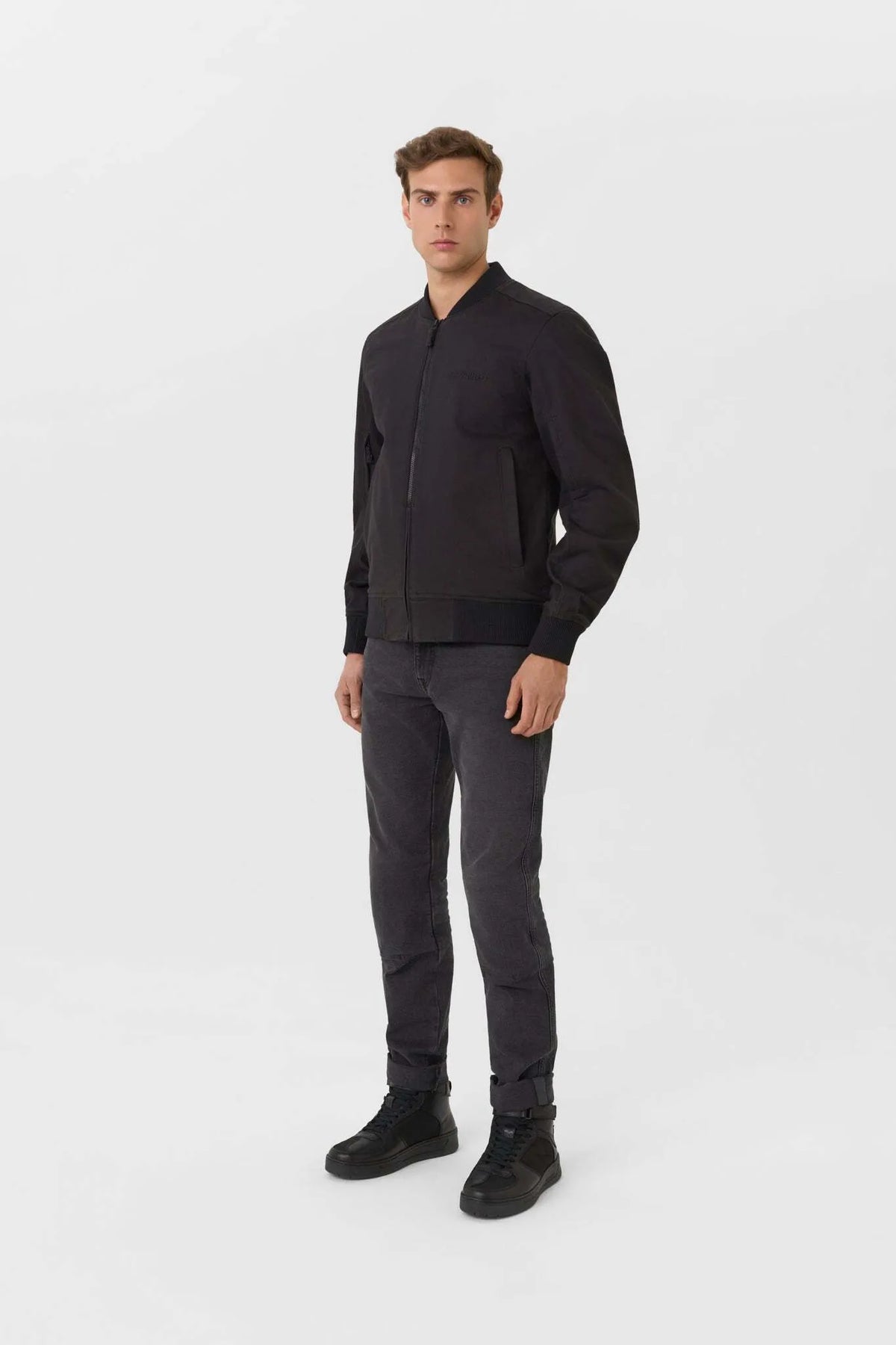 VENTURA BLACK AA - Summer bomber jacket
