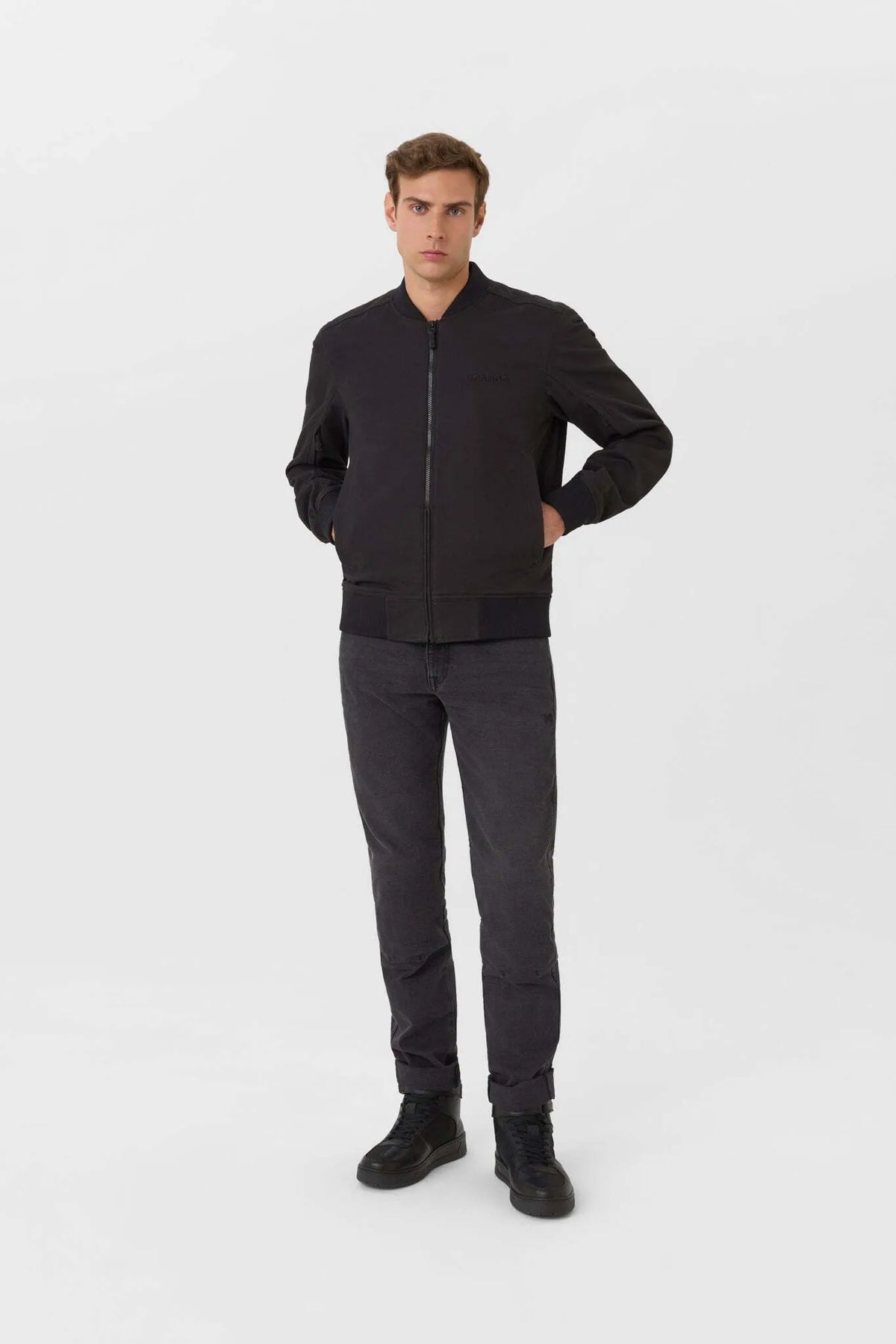 VENTURA BLACK AA - Summer bomber jacket