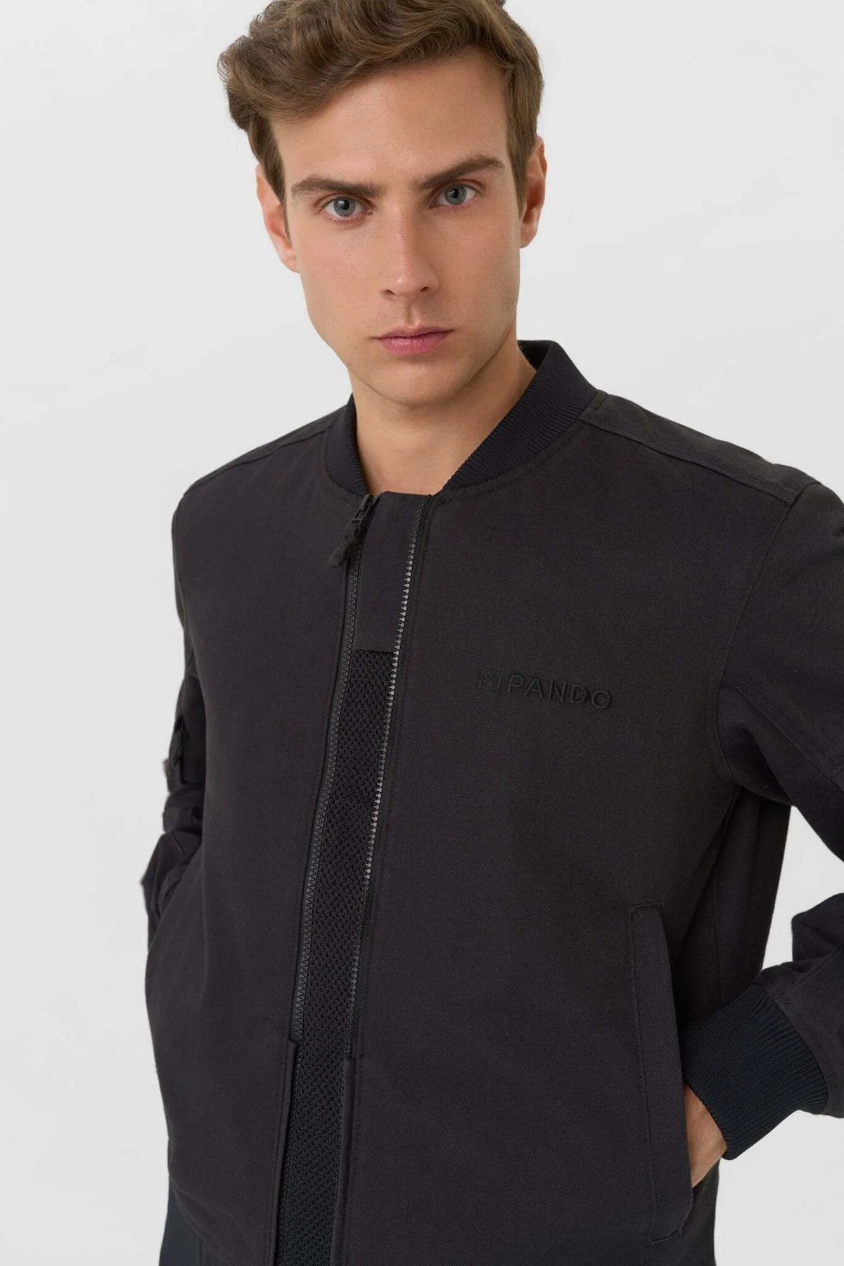 VENTURA BLACK AA - Summer bomber jacket