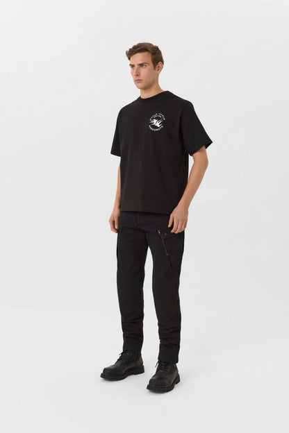 LUKE TOKYO BLACK – oversized marškinėliai motociklininkams, unisex