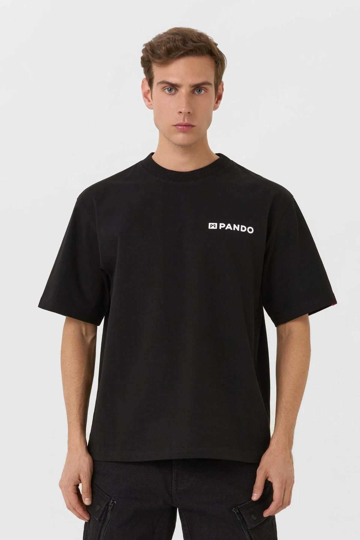 LUKE DON'T DIE BLACK – oversized marškinėliai motociklininkams, unisex