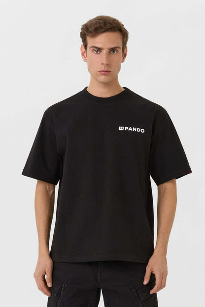 LUKE DON'T DIE BLACK – oversized marškinėliai motociklininkams, unisex