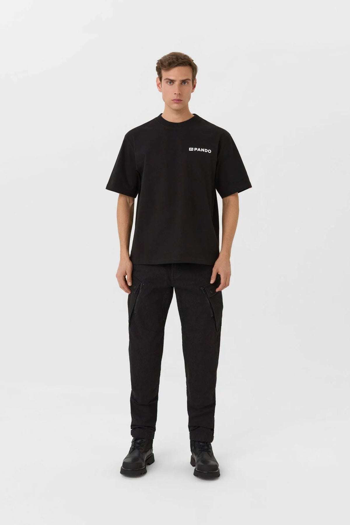 LUKE DON'T DIE BLACK – oversized marškinėliai motociklininkams, unisex
