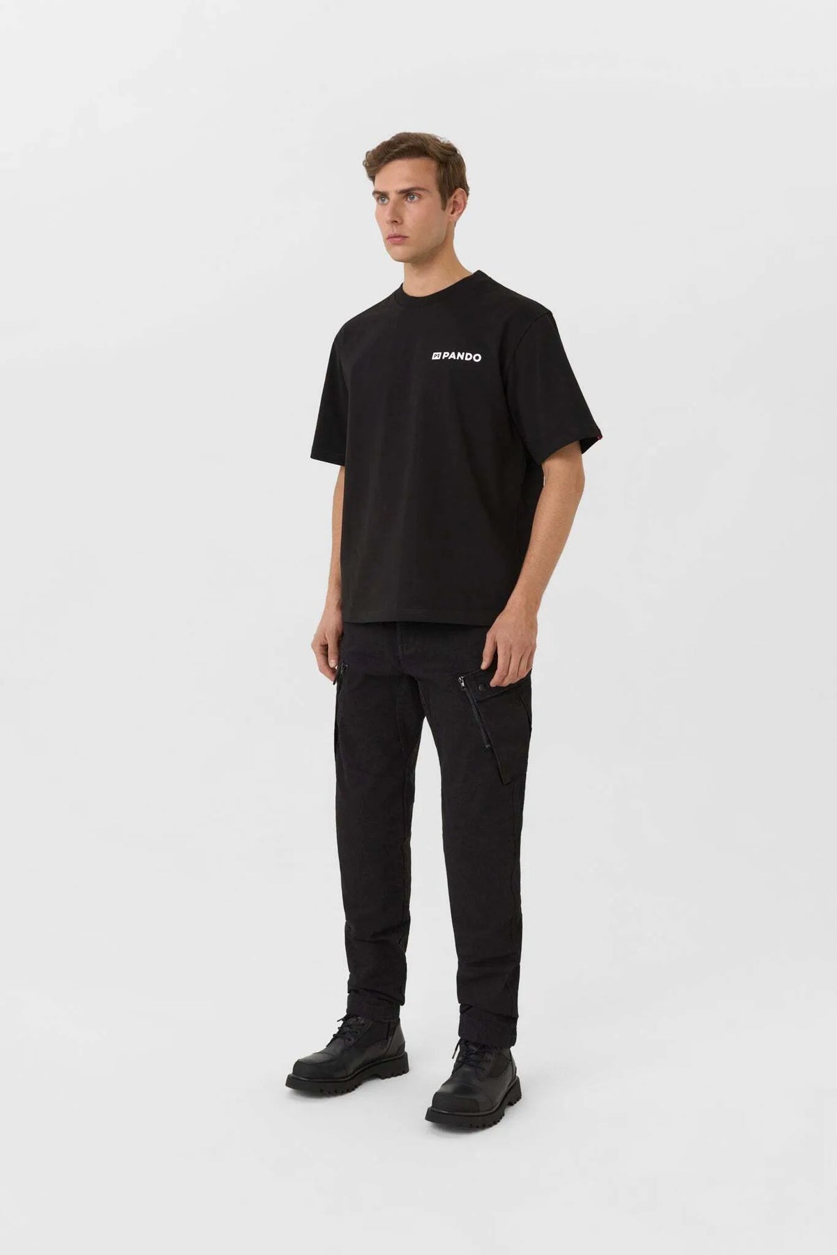 LUKE DON'T DIE BLACK – oversized marškinėliai motociklininkams, unisex