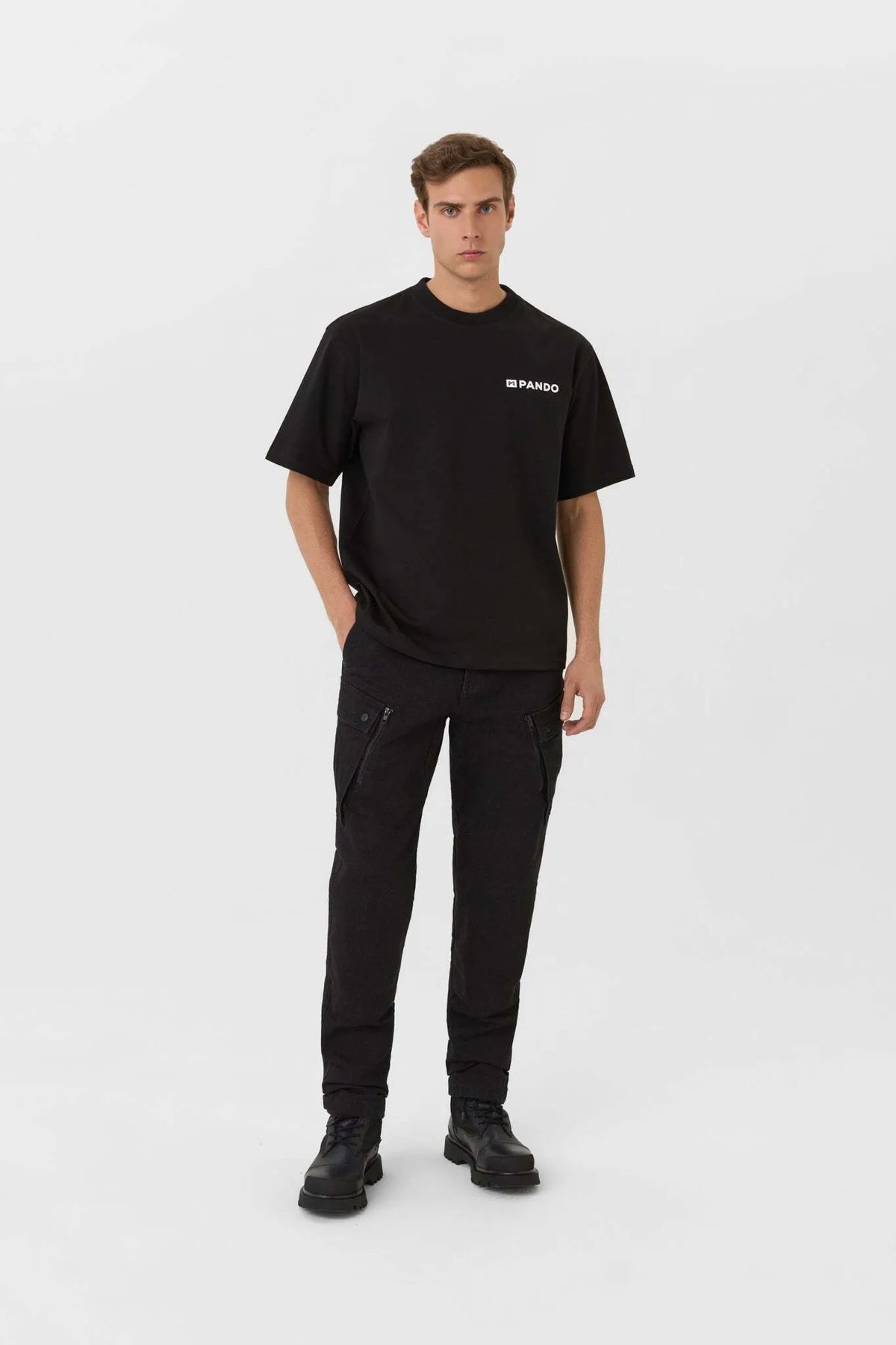 LUKE DON'T DIE BLACK – oversized marškinėliai motociklininkams, unisex