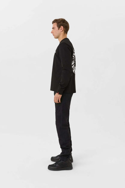 KARLDO SLIM BLACK – siauro kirpimo „Cordura®“ motociklininko džinsai vyrams