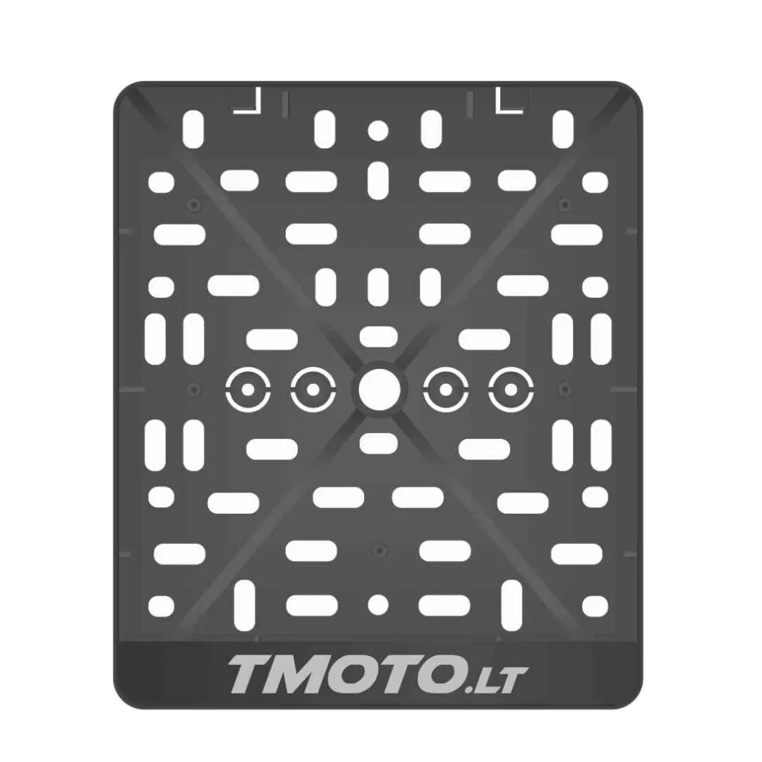 Motorcycle license plate frame 185 mm x 210 mm