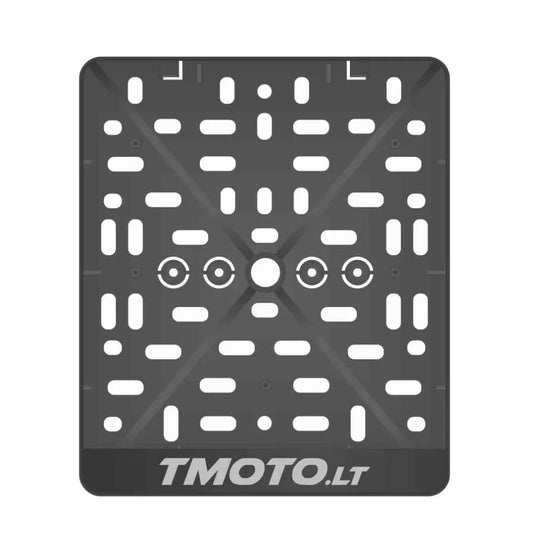 Motorcycle license plate frame 185 mm x 210 mm