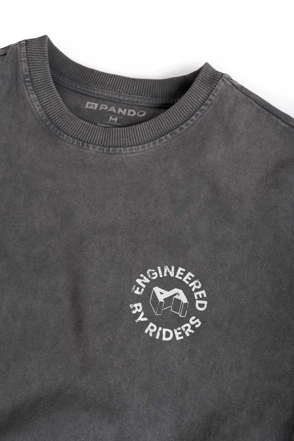 ALEX ORIGINS - ACID Washed Oversized T-Shirt for Bikers, Unisex