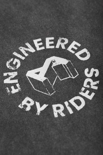 ALEX ORIGINS - ACID Washed Oversized T-Shirt for Bikers, Unisex