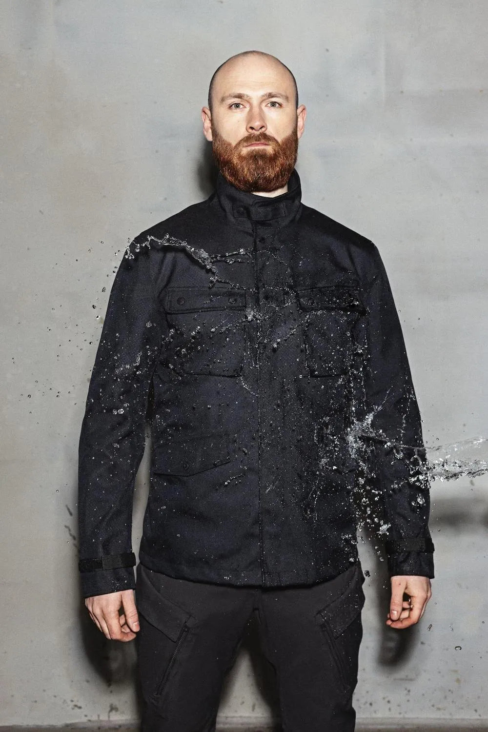 M65 WP JACKET BLACK – prigludusi neperšlampama motociklininko striukė
