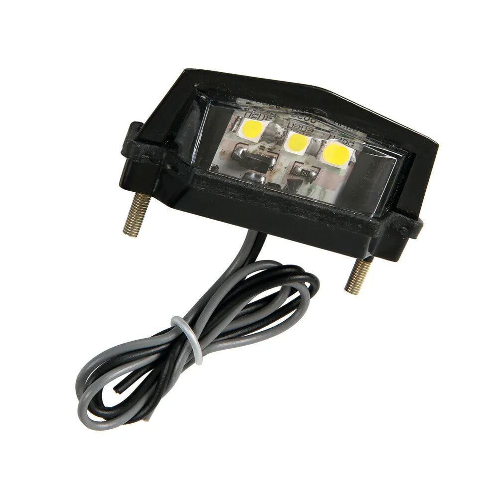 NUMBER PLATE LIGHT 3 LED LICENCE PLATE LAMP 90166