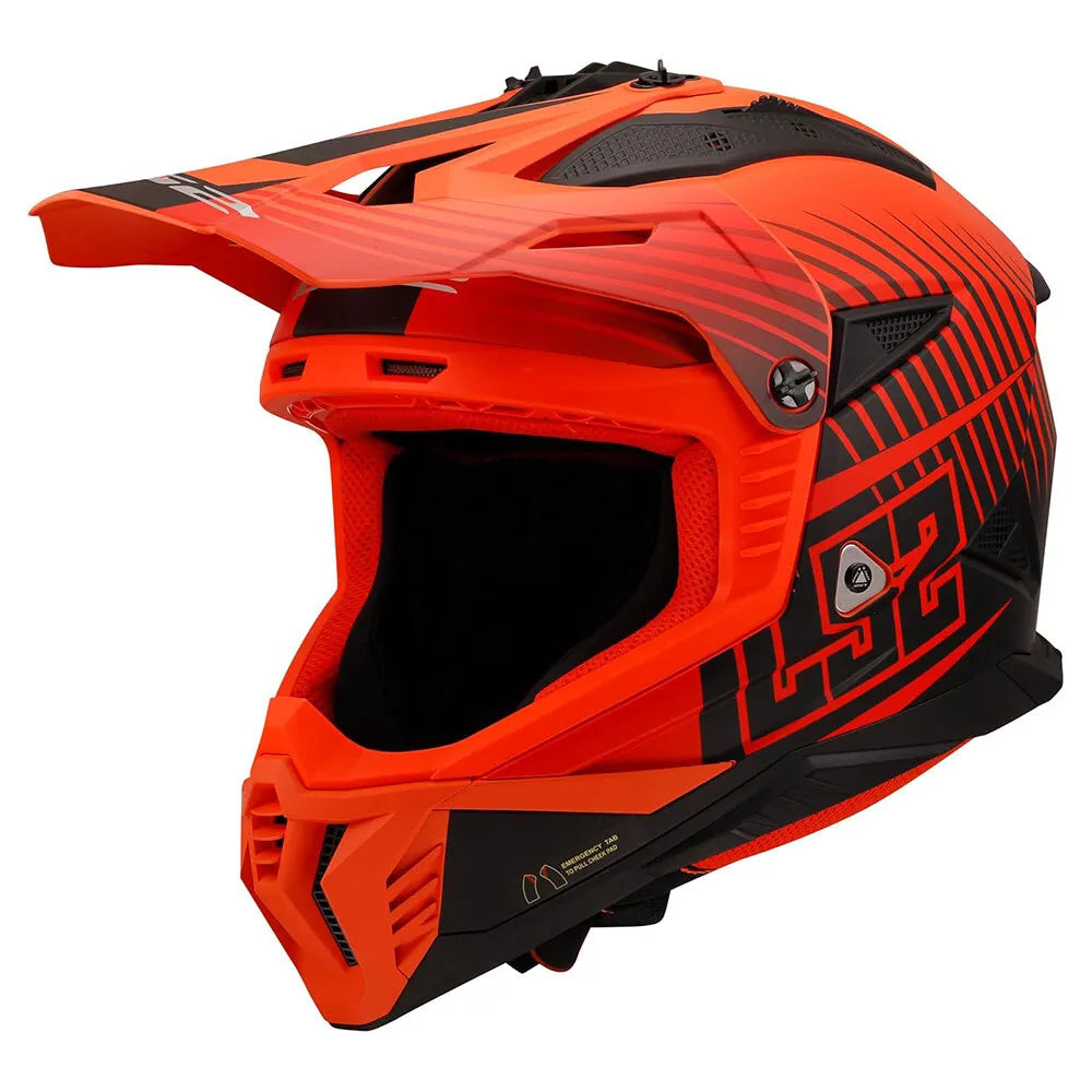 LS2 FAST II DUCK MH-V Orange Red