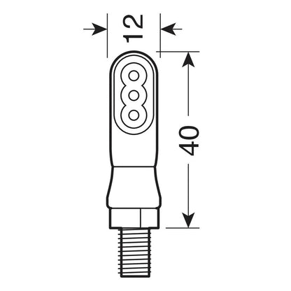 LED Turn Signal Lamp Nano 90476