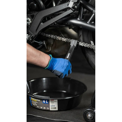 MOTOCIKLO GRANDINĖS VALYMO ŠEPETYS LAMPA MOTORCYCLE CHAIN CLEANING BRUSH 94820