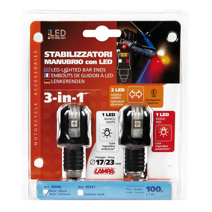 Posūkiai į vairo galus LED Lampa Led-lighted bar ends 90240