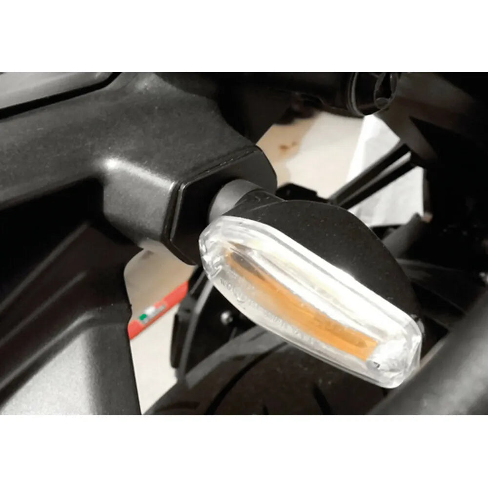 Posūkio indikatorius adapteris Kawasaki 2012> motociklui Lampa Corner lights adaptors 90467
