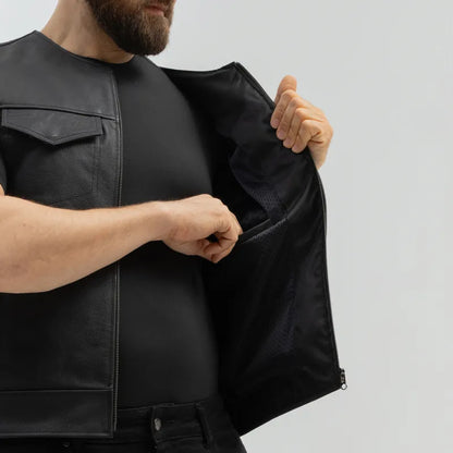 Broger BLADE LV – leather motorcycle vest