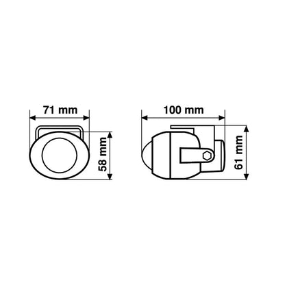 Priešrūkiniai žibintai Lampa Micro-Projector 2, fog lights kit 72182