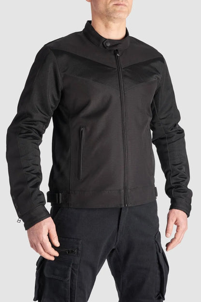 AIR TATE JACKET BLACK – bet kokiam orui skirta motociklininko striukė