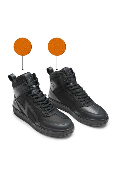 APEX SNEAKERS BLACK 02 – unisex motociklininko sportbačiai
