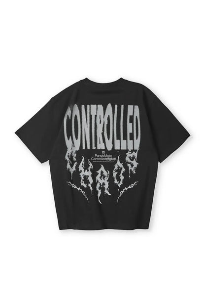 LUKE CONTROLLED CHAOS – oversized marškinėliai motociklininkams, unisex