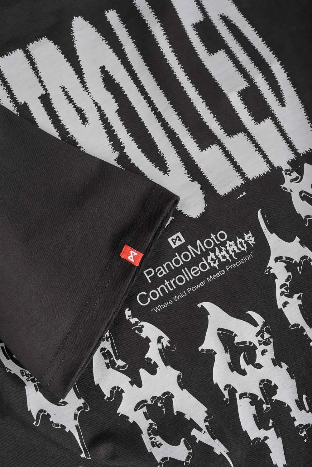 LUKE CONTROLLED CHAOS – oversized marškinėliai motociklininkams, unisex