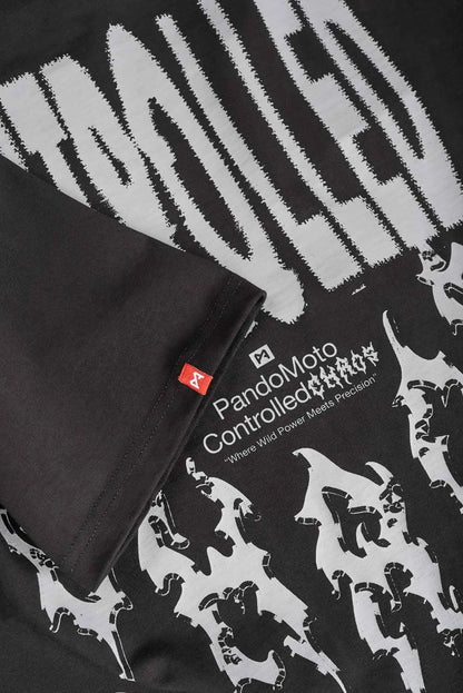 LUKE CONTROLLED CHAOS – oversized marškinėliai motociklininkams, unisex