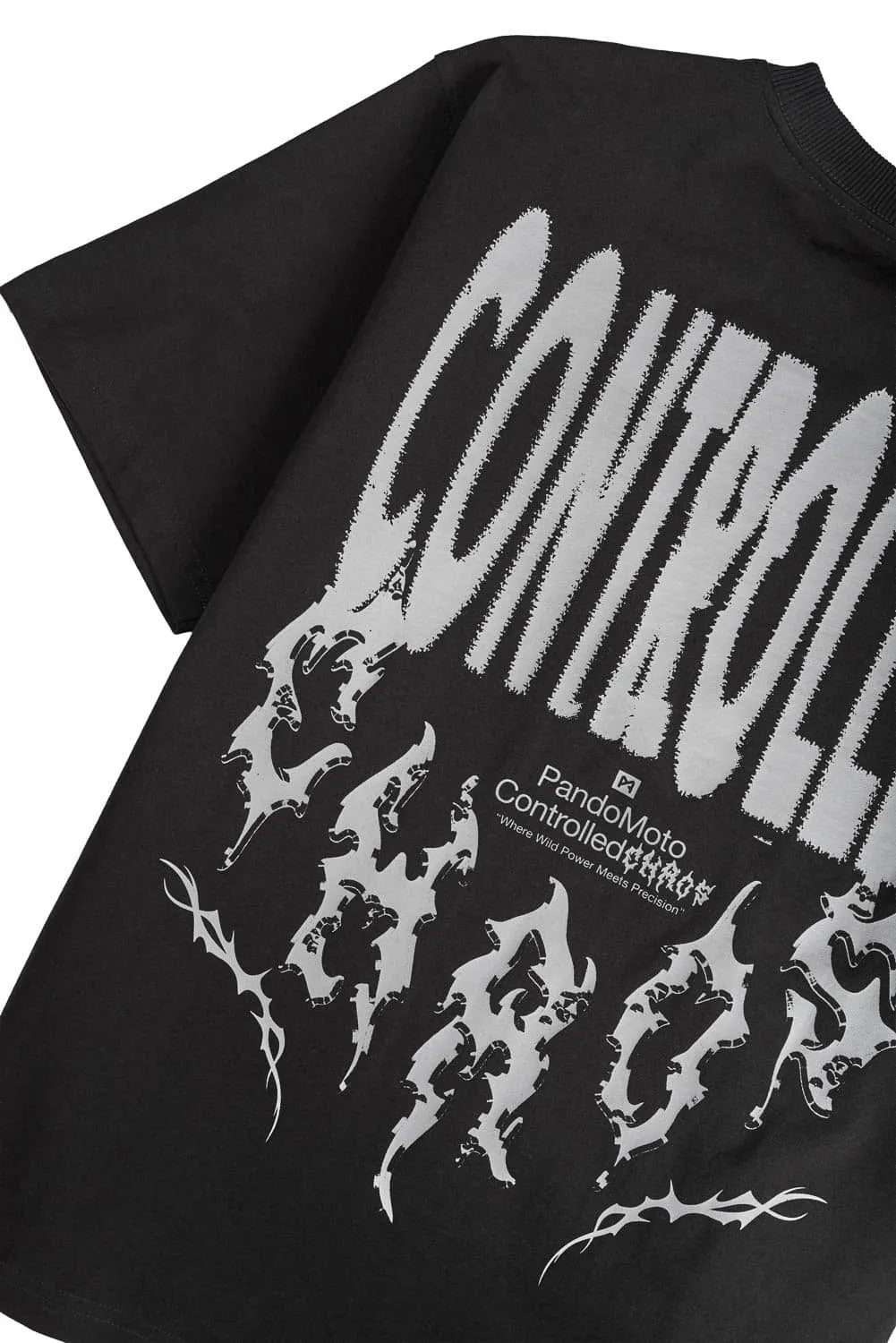 LUKE CONTROLLED CHAOS – oversized marškinėliai motociklininkams, unisex