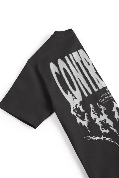 LUKE CONTROLLED CHAOS – oversized marškinėliai motociklininkams, unisex