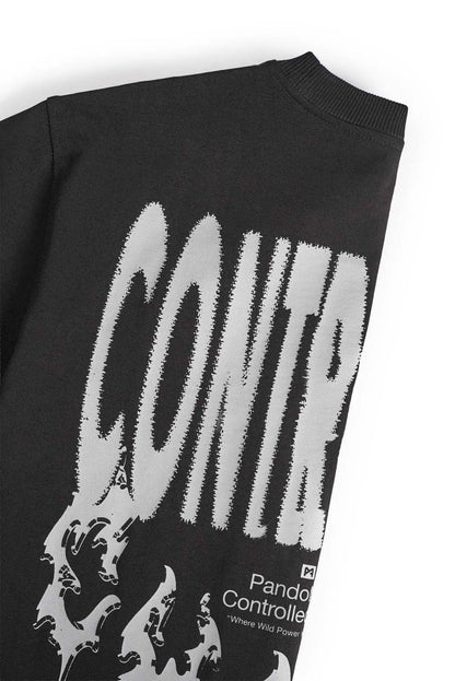 LUKE CONTROLLED CHAOS – oversized marškinėliai motociklininkams, unisex