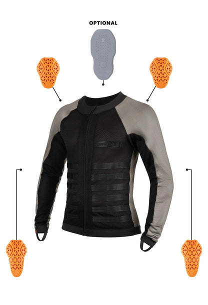 COMMANDO UH GREY - Men’s Light-Weight Motorcycle Jacket