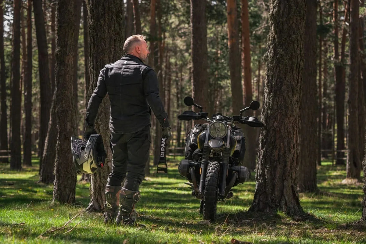 CAPO COR 03 – vyriški „Cordura®“ motociklininko marškiniai, slim fit