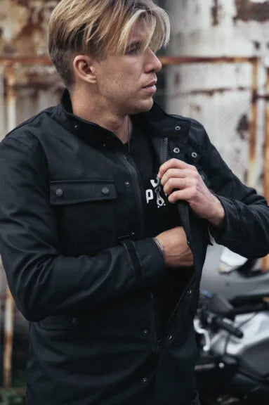 M65 WP JACKET BLACK – prigludusi neperšlampama motociklininko striukė
