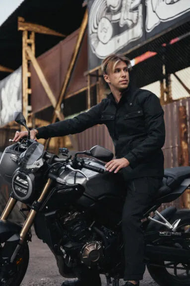 M65 WP JACKET BLACK – prigludusi neperšlampama motociklininko striukė