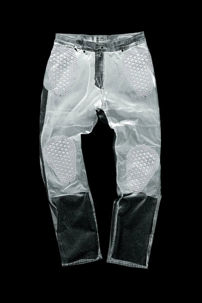 JAMES REGULAR BLUE – vyriški motociklininko džinsai, įprasto kirpimo, CORDURA®