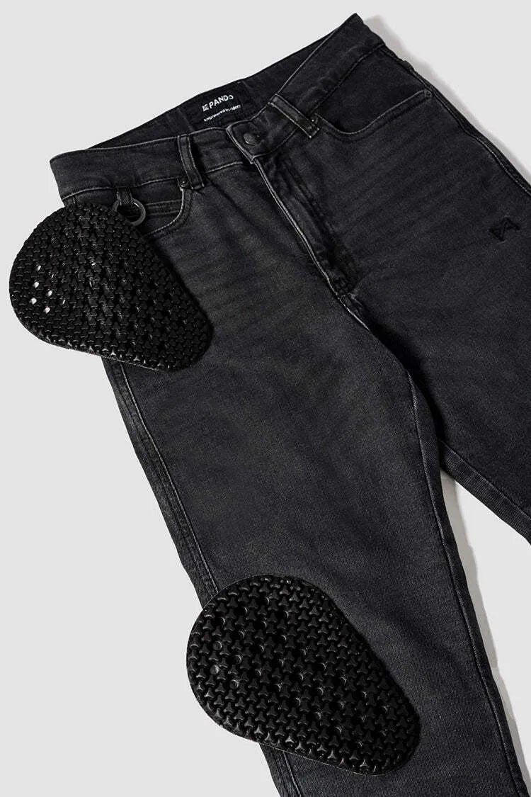 KAYA SLIM GREY – moteriški „Armalith®“ motocikliniai džinsai, „Slim“ kirpimo