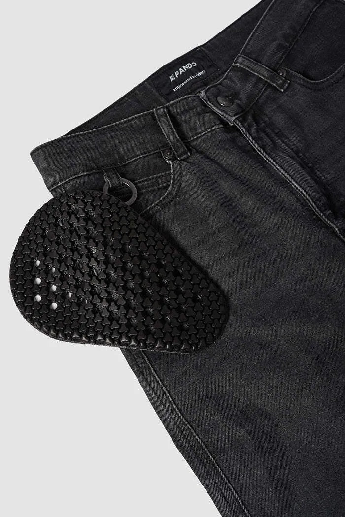 KAYA SLIM GREY – moteriški „Armalith®“ motocikliniai džinsai, „Slim“ kirpimo