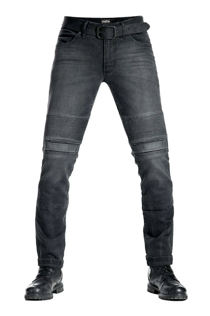 KARL DEVIL 9 – vyriški siauro kirpimo motociklininko džinsai iš Cordura®