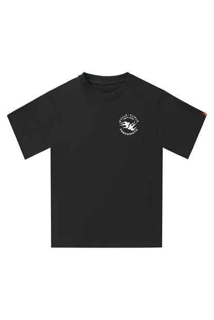 LUKE TOKYO BLACK – oversized marškinėliai motociklininkams, unisex
