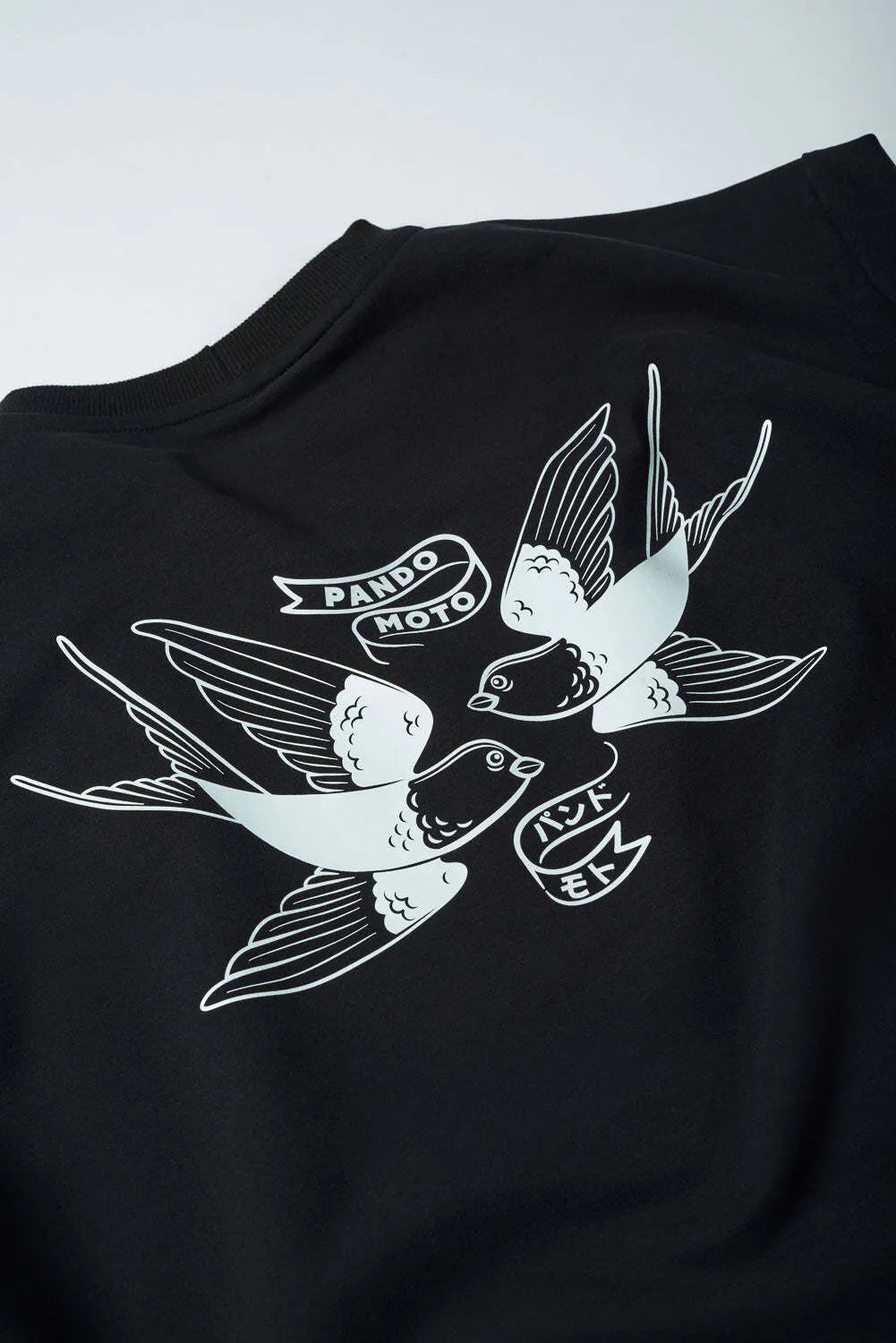 LUKE TOKYO BLACK – oversized marškinėliai motociklininkams, unisex
