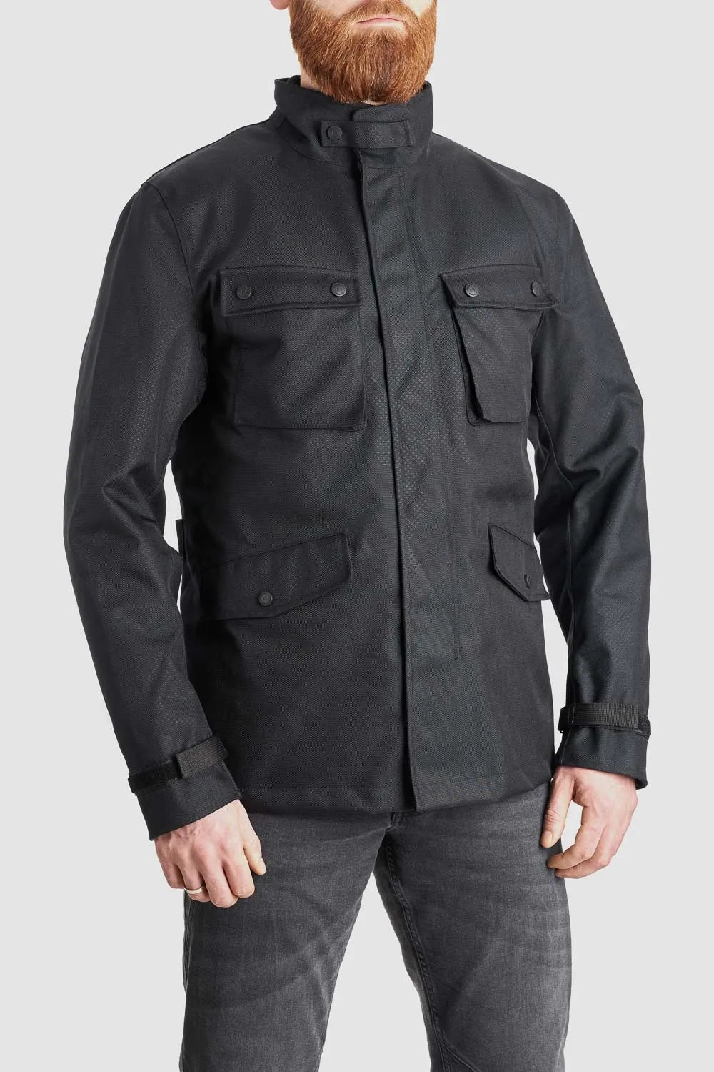 M65 WP JACKET BLACK – prigludusi neperšlampama motociklininko striukė