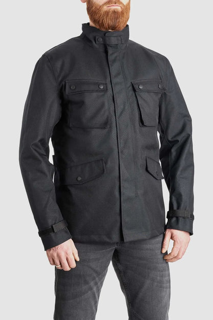 M65 WP JACKET BLACK – prigludusi neperšlampama motociklininko striukė