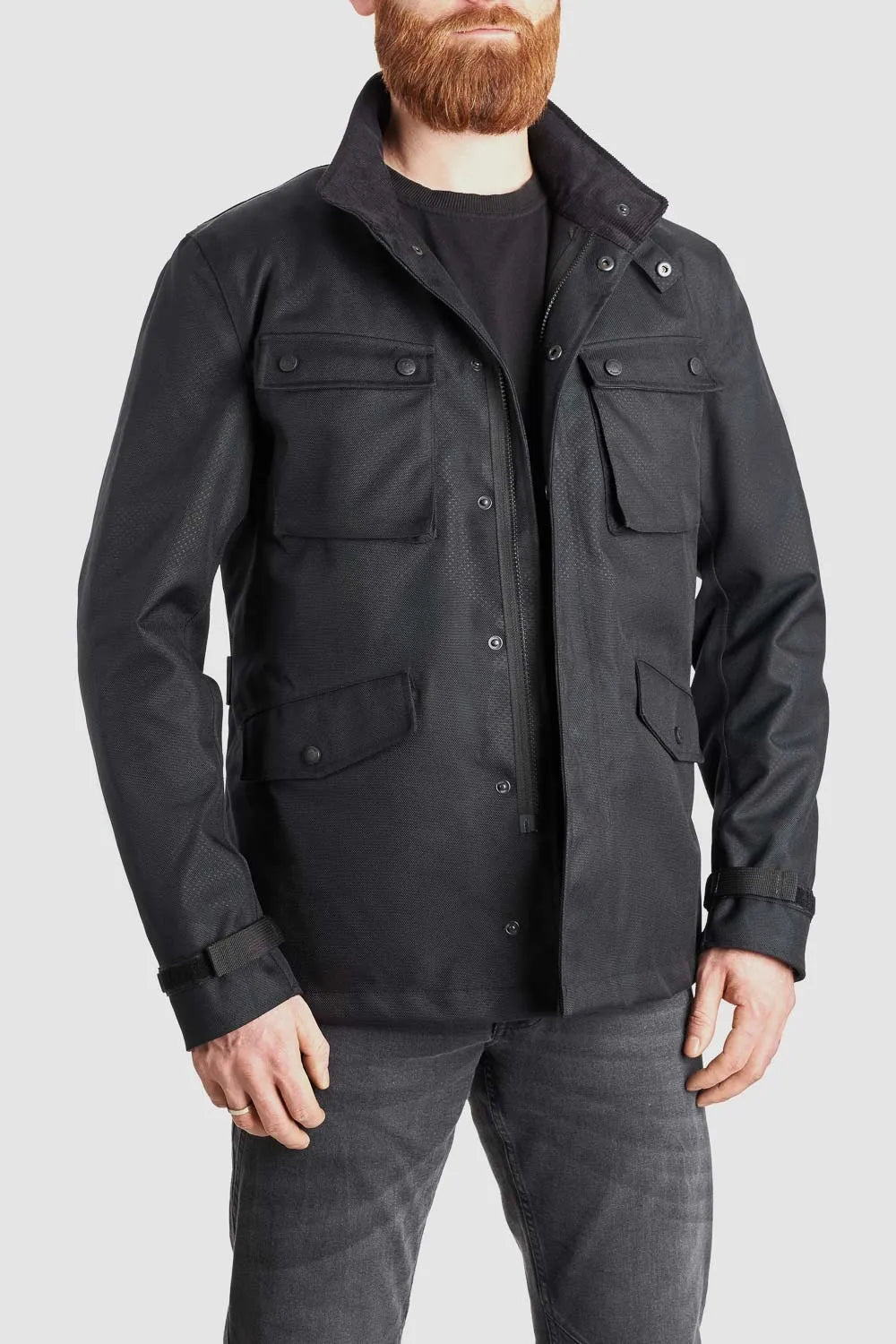 M65 WP JACKET BLACK – prigludusi neperšlampama motociklininko striukė