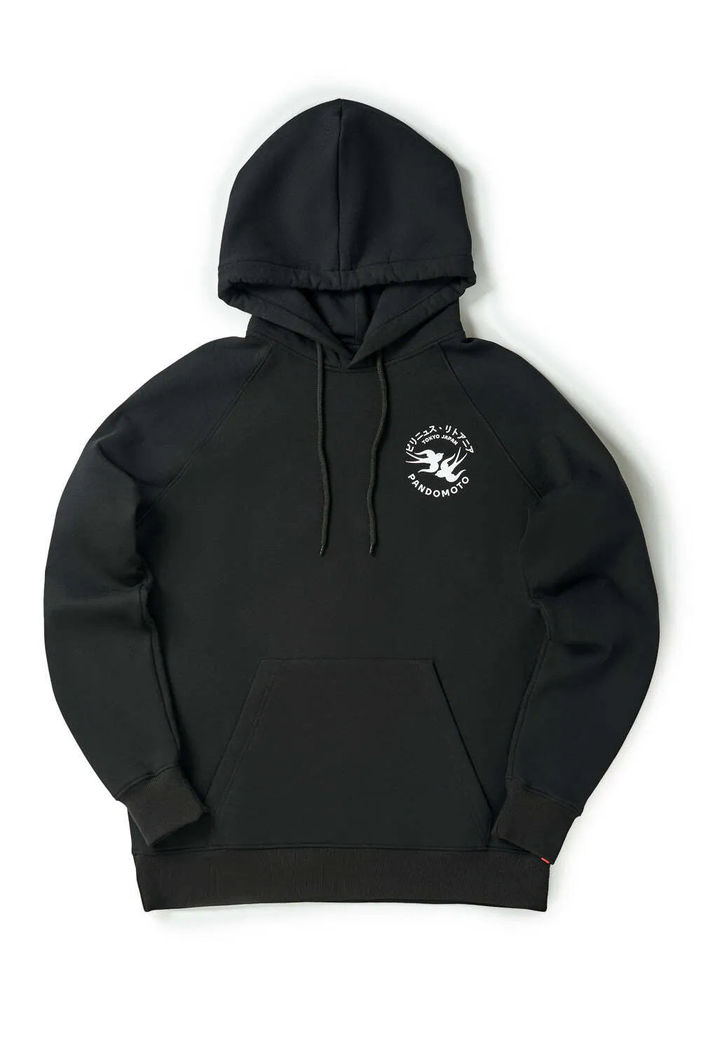 MAX TOKYO BLACK – laisvo kirpimo motociklininko džemperis su gobtuvu, unisex