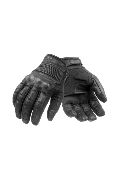 ONYX BLACK – odinės motociklininko pirštinės