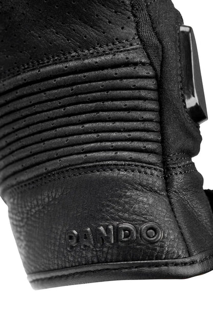 ONYX BLACK – odinės motociklininko pirštinės