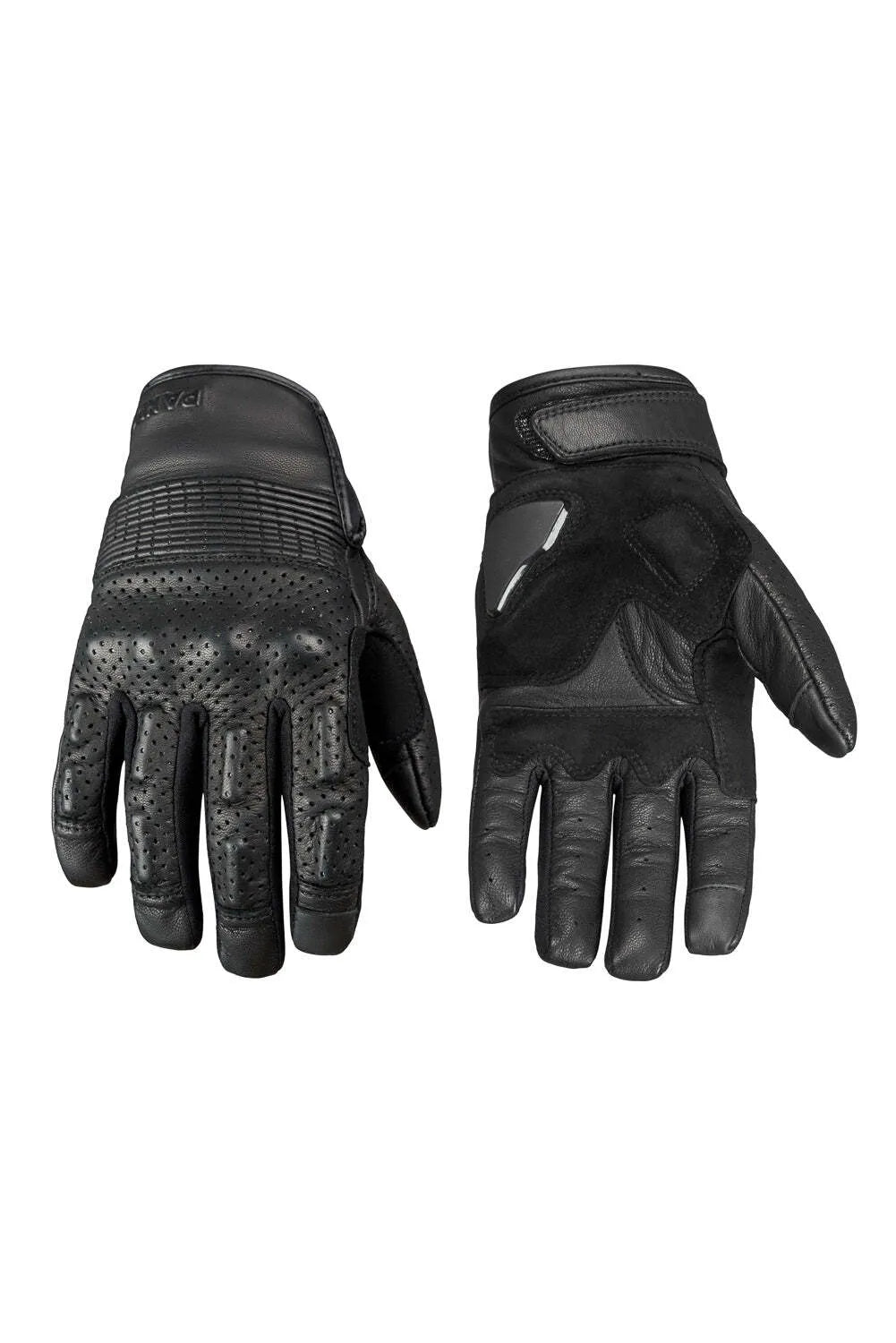 ONYX BLACK 02 – odinės motociklininko pirštinės