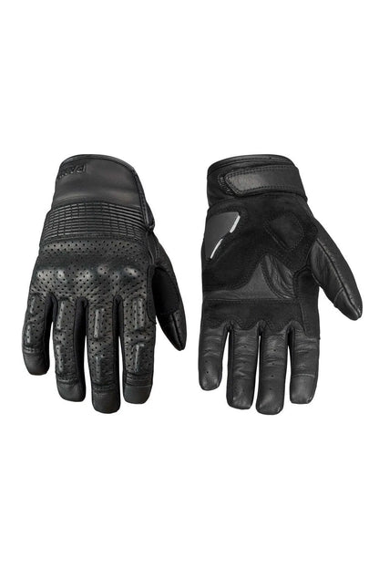 ONYX BLACK 02 – odinės motociklininko pirštinės