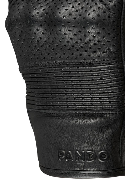 ONYX BLACK 02 – odinės motociklininko pirštinės